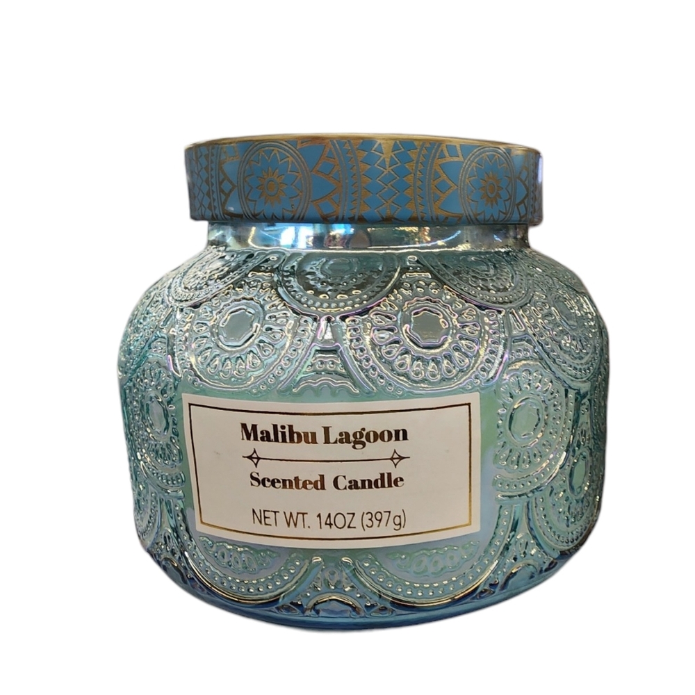Malibu Lagoon Blue Scented Candle